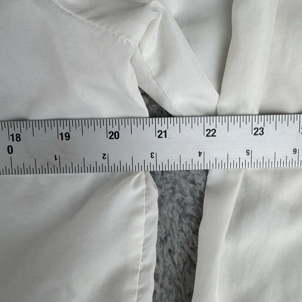 Vintage Nike Windrunner Jacket 90s White Black‎ Men's Size Large Runs Small